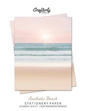 Aesthetic Beach Stationery Paper