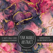 Pink Marble Abstract Scrapbook Paper Pad