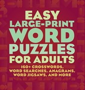 Easy Large-Print Word Puzzles for Adults