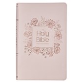 KJV Bible Giant Print Faux Leather, Pink
