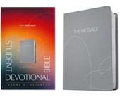 The Message Student Devotional Bible Stone Gray