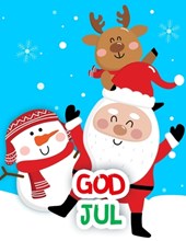 God Jul: Målarbok