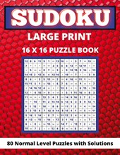 Sudoku Large Print 16x 16