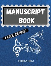 Manuscript Book Large Staves