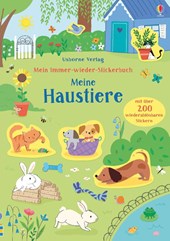 Mein Immer-wieder-Stickerbuch: Meine Haustiere