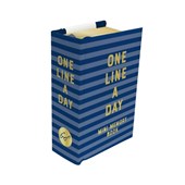 Navy Stripes Mini One Line a Day