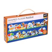 Dog Parade Shaped Floor Puzzle