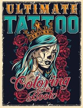 Ultimate Tattoo Coloring Book