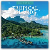 Tropical Islands 2026 Square Wall Calendar