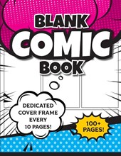 Blank Comic Book (Magenta & Blue)