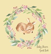 Woodland Baby Shower Guest Book (Hardcover)