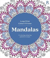 Large Print Colour & Frame - Mandalas