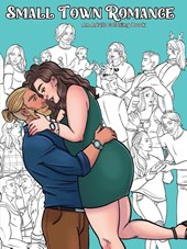 Sweet Small Town Coloring Book