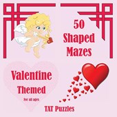 50 Shaped Mazes Valentine Themed