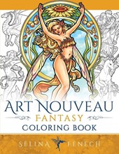 Art Nouveau Fantasy Coloring Book