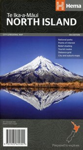 North Island New Zealand Map