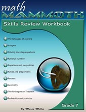 Math Mammoth Grade 7 Skills Review Workbook