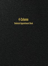 4-Column Undated Appointment Book