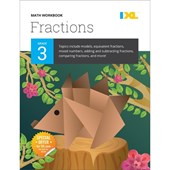 IXL Math Workbook: Grade 3 Fractions