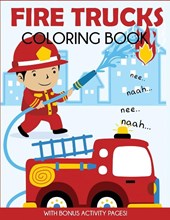 Fire Trucks Coloring Book