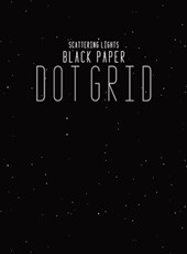 Black Paper Dot Grid Notebook