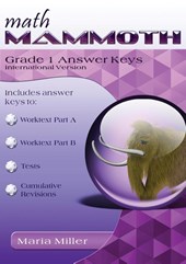 Math Mammoth Grade 1 Answer Keys, International Version