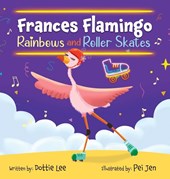 Frances Flamingo Rainbows and Roller Skates
