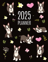Boston Terrier Planner 2025