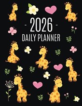 Cute Giraffe Planner 2026
