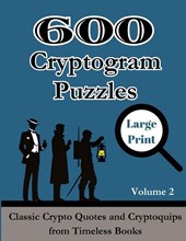 600 Cryptogram Puzzles Large Print Vol. 2