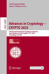 Advances in Cryptology – CRYPTO 2025