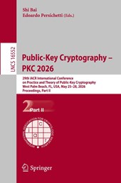 Public-Key Cryptography – PKC 2026