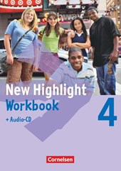 New Highlight 4: 8. Schuljahr. Workbook mit Text-CD