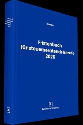Fristenbuch für steuerberatende Berufe 2026