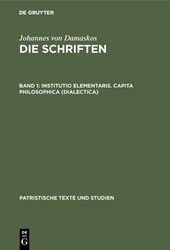 Institutio Elementaris. Capita Philosophica (Dialectica)