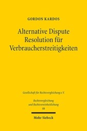 Alternative Dispute Resolution fur Verbraucherstreitigkeiten