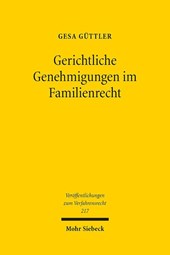 Gerichtliche Genehmigungen im Familienrecht
