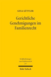 Gerichtliche Genehmigungen im Familienrecht
