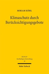 Klimaschutz durch Berücksichtigungsgebote