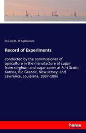 Record of Experiments