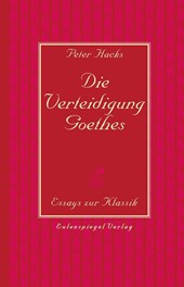 Die Verteidigung Goethes