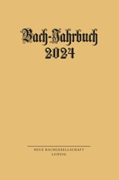 Bach-Jahrbuch 2024