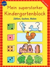 Mein superstarker Kindergartenblock. Zählen, Suchen, Malen