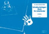 Schreibunterlagenblock für Linkshänder