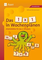 Das 1 x 1 in Wochenplänen, Klasse 2