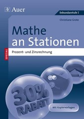 Mathe an Stationen Prozent- und Zinsrechnung