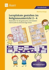 Lernplakate gestalten im Religionsunterricht 2-4