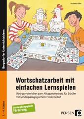 Wortschatzarbeit mit einfachen Lernspielen