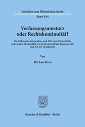 Verfassungsumsturz oder Rechtskontinuität?