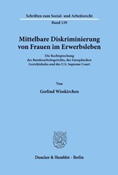 Mittelbare Diskriminierung von Frauen im Erwerbsleben.